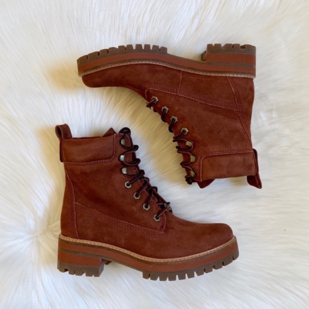 Timberland Courmayeur Valley 6” Rust Nubuck Boots - Picture 4 of 7